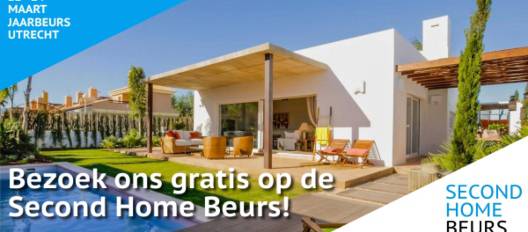 Second Home Expo Utrecht (22 - 24 maart): Jouw toegang tot jouw droomhuis aan de Costa Blanca