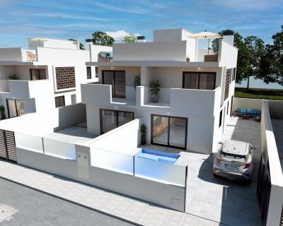 Neubauimmobilien - Doppelhaushälfte - San Pedro del Pinatar