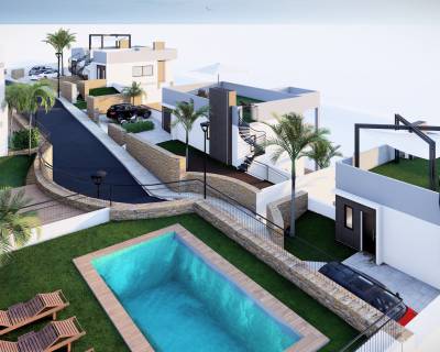 Nueva construcción - Chalet pareado - Alicante - La Finca Golf