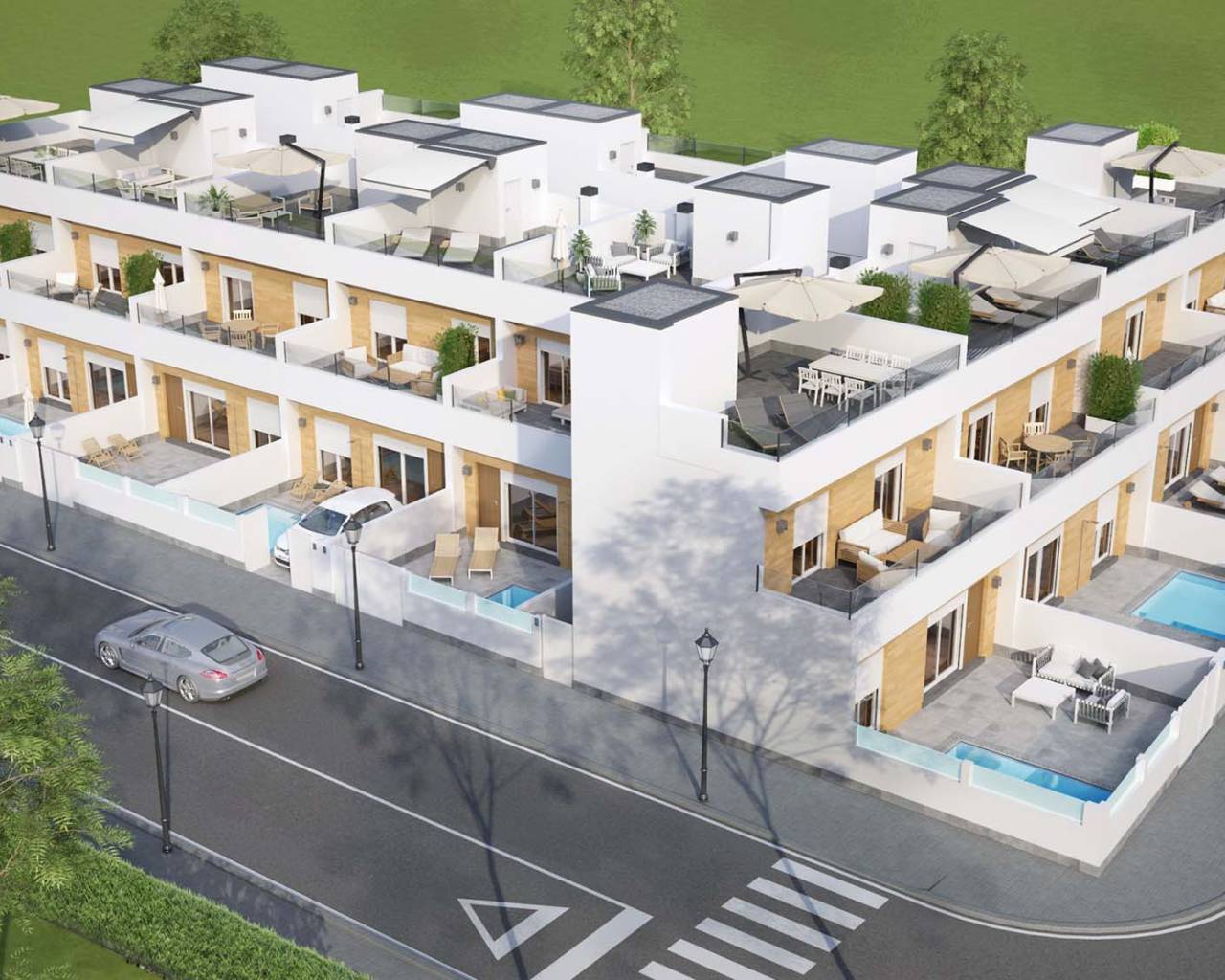 Sorház / Duplex · Új építésű ingatlan · Avileses · Dorfszentrum
